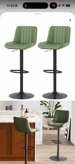 Swivel Bar stools (2). Move out sale. Has to go.