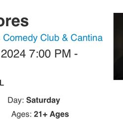 Ken Flores Comedian 2 Tickets