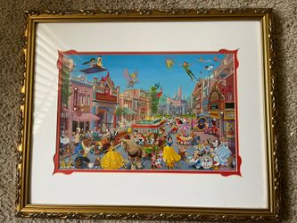 Disney Collectors limited Addition Wall Decor With Authentic Certificate 