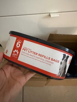 Pet litter refills bags