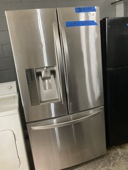 36” LG French Door Stainless Steel Refrigerator Counter Depth 