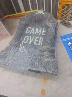 Brand new... Four Halloween gravestone decorations