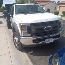 Ford F-550 Flatbed Truck Powerstroke Diesel