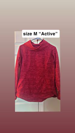 M  pink active sweater