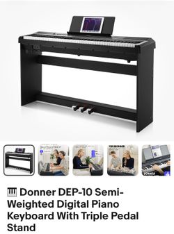 Factory sealed/Brand New in Box Donner DEP-10 Digital Piano + Stand