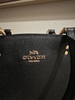 Coach Black Leather Handbag