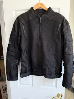 BILT Mesh Motorcycle Jacket XL-Tall Black Armored Riding Jacket