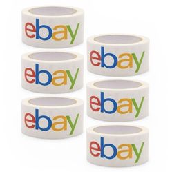 6 Rolls EBay Color Packaging tape 2” Wide X 75 Yards