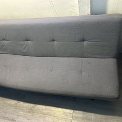 Gray Futon Couch/bed 