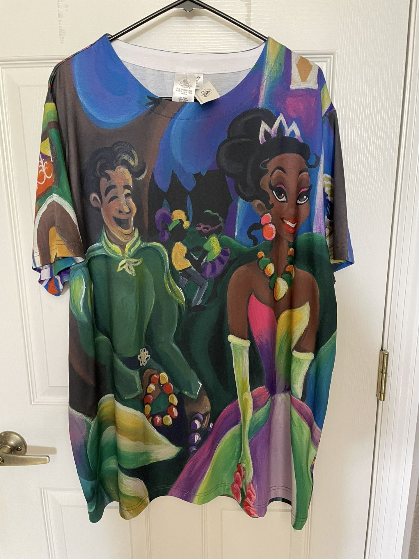 Disney Parks Princess & the Frog Tiana’s Bayou Adventure Sharika Mahdi Art Print Shirt