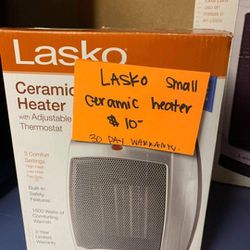 Brand New Lasko Small Ceramic Heater 