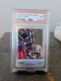 Caitlin Clark Holo PSA 8 Basketball Card WNBA Indiana Fever