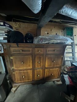 Antique sideboard cabinet Must be gone by 6/21.