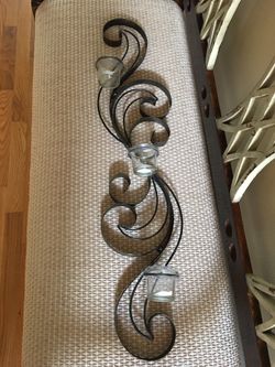 One Wall Sconce with Three Candle/Tea light Holders