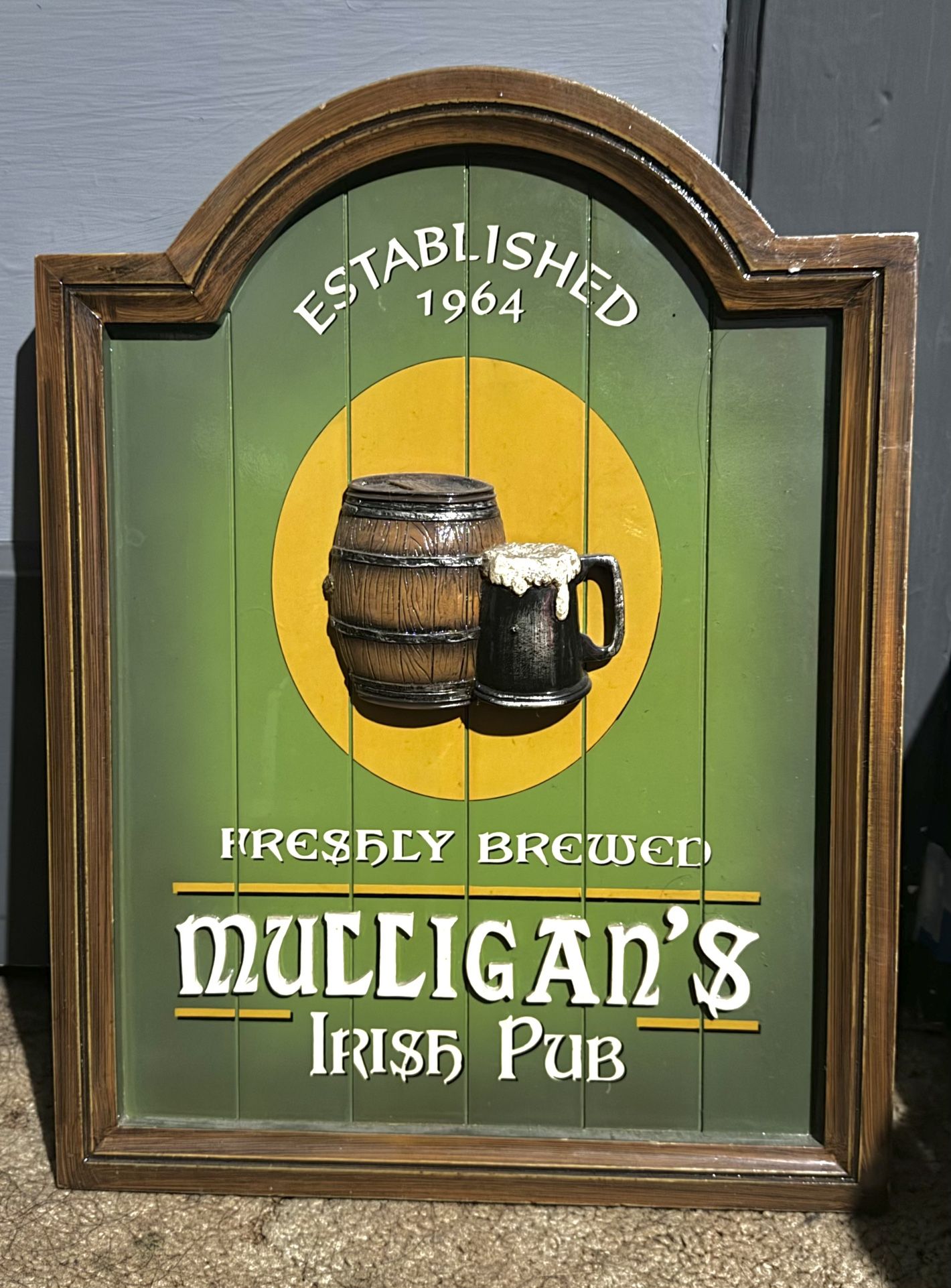 Irish Pub Wall Decor, Bar, Pub, Man Cave Decor