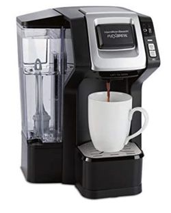 Hamilton Beach 49968 FlexBrew Connected Single Cup Coffee Maker with Amazon Dash Auto Replenishment for Coffee Pods