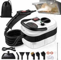 new 2500W Handheld Steam Cleaner for Home, 6-Level High Pressure Steam Gun, Steam Machine w/40.6oz Tank, Portable Car Steamer for Auto Detailing & Cle