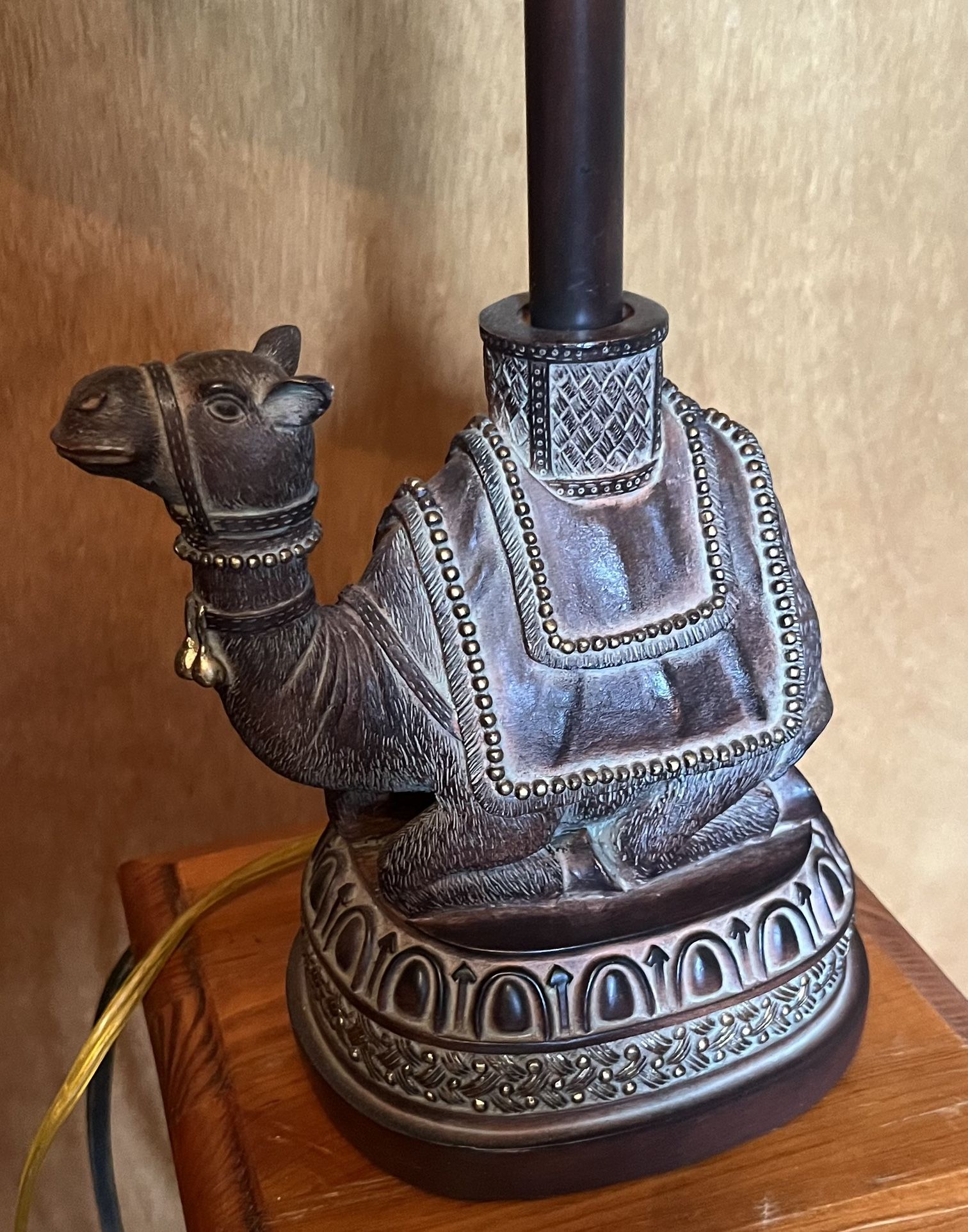 Camel Lamp With Shade
