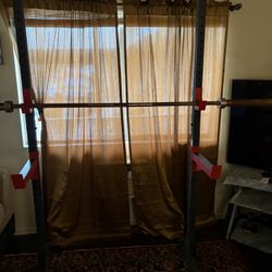 Squat Rack N Olympic bar 