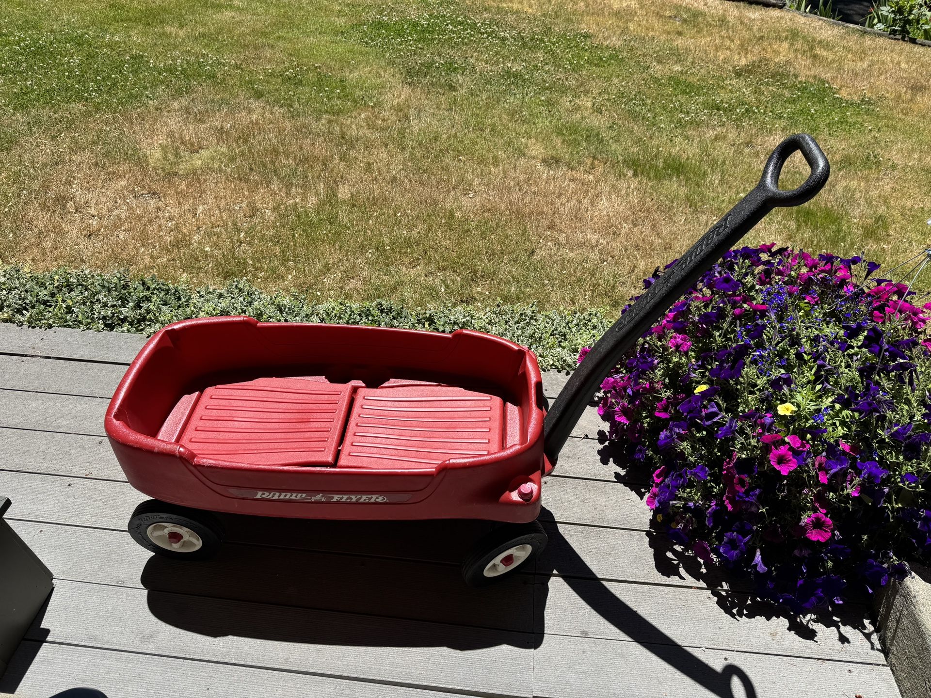 Radio Flyer Two Seater Wagon Red