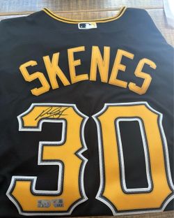 Paul Skenes- Pittsburgh Pirates Away dbl authenticated signed jersey