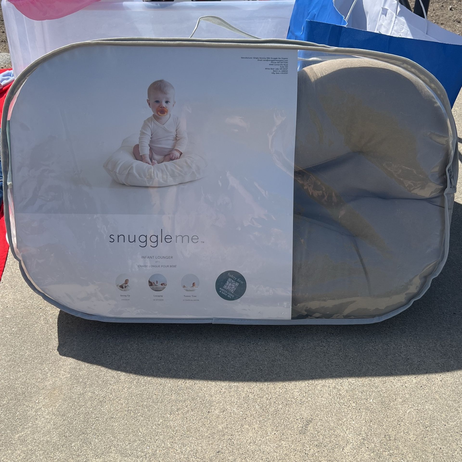 Snuggle Me Organic Lounger - Birch