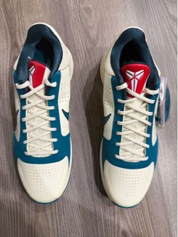 Nike Kobe 5 Protro Caitlyn Clark Coconut Milk Spruce Size 12