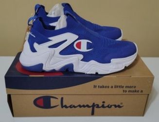 *{ NEW }*~Champions ( Size 10 ) Blue & White