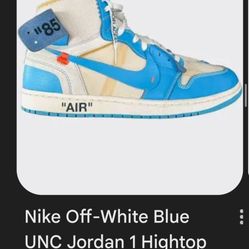 off white university blue jordan 1 