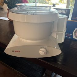 Bosch Universal Plus Mixer + NutriMill Attachments (Ice Cream Maker, Spiralizer, Waffle Cone Maker)