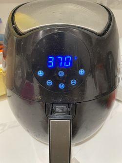 GoWISE USA Ming's Mark GW22621 Electric Air Fryer, 3.7 QT, Black