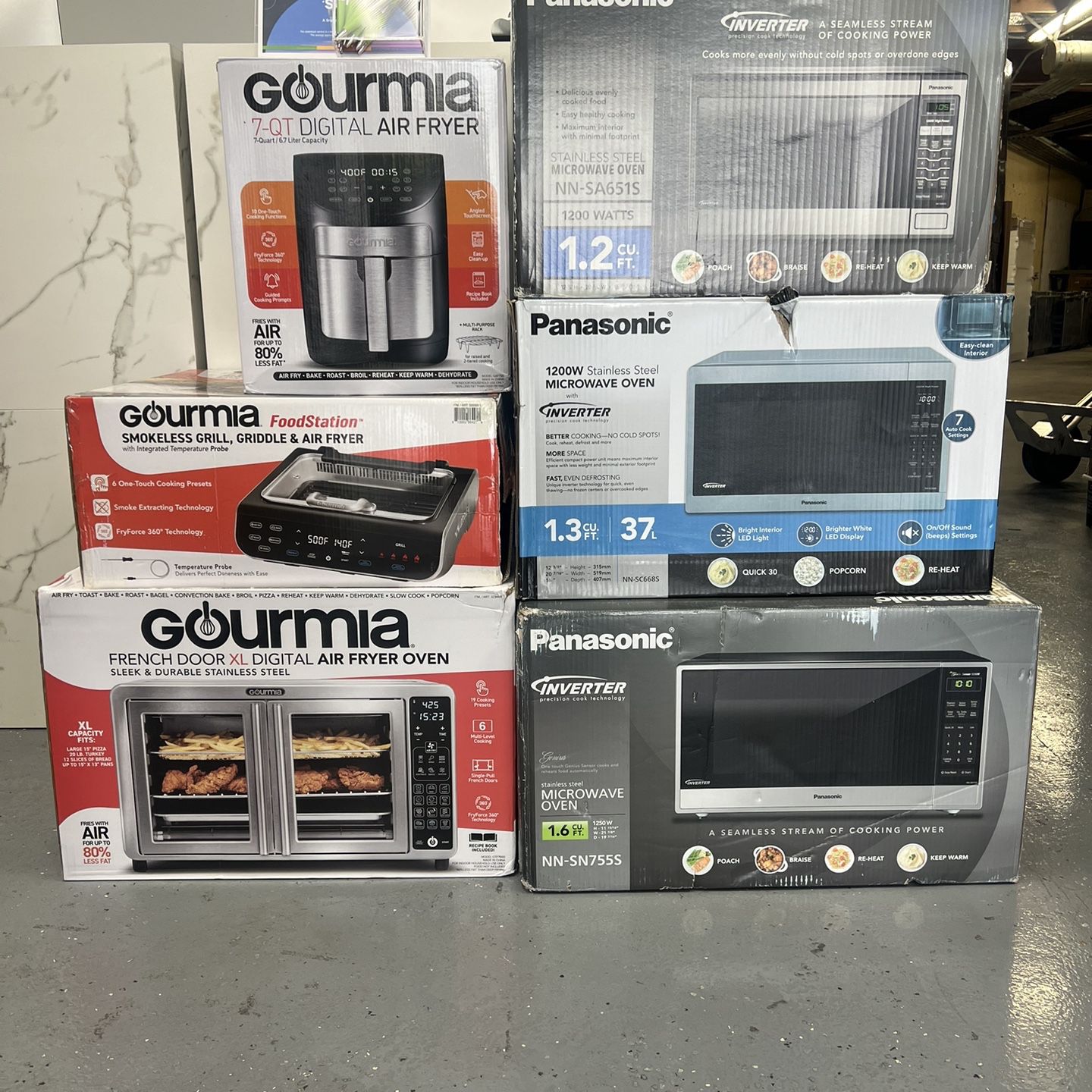Microwave, Air Fryer, Smokeless, Grill, And Air Fryer
