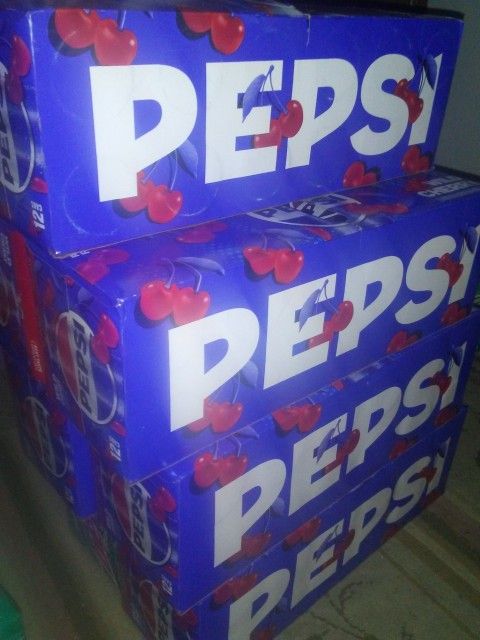 Pepsi Cherry Pop 12 Pks. $6 A 12 Pk.