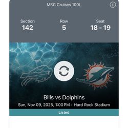 Bills vs Dolphins