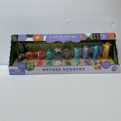 FAO Schwarz Wood Nature Numbers Counting Puzzle
