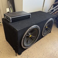 Kicker 2x 12” Subwoofer/Amp Combo