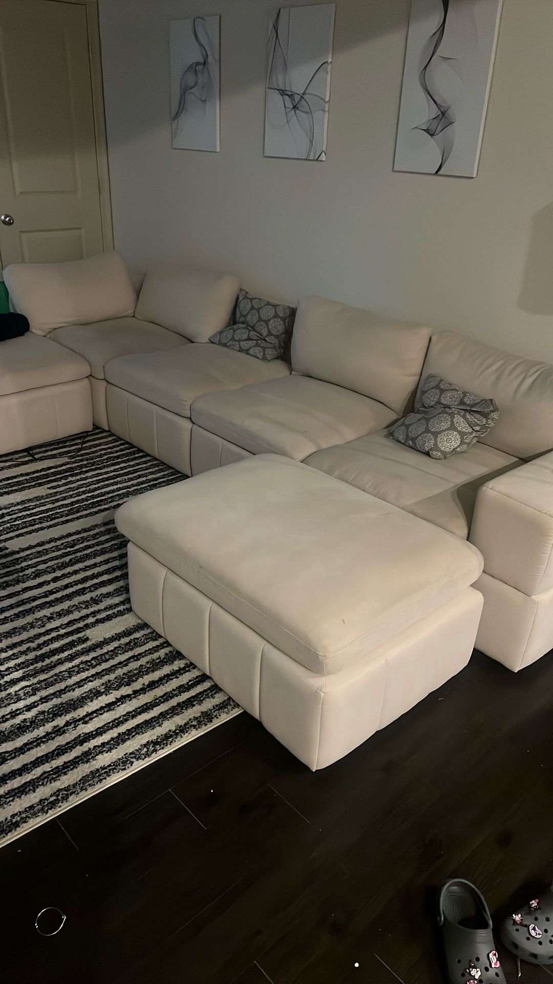 Sectional And Ottoman