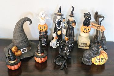Halloween Decorations Figures & Statues - Lot of 10