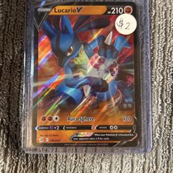 Lucario V Pokémon Card