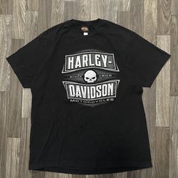 Sick Harley Davidson Skull Tee