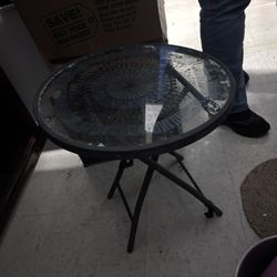Outdoor Glass Table 