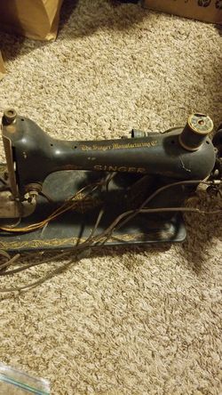 Old singer sewing machine