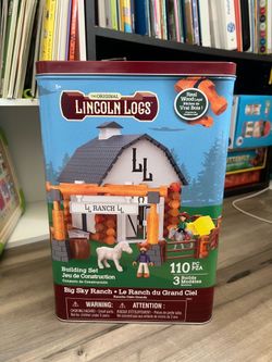 Lincoln Logs Big Sky Ranch Construction Set (110 PCS) - Great Toy for Kids!