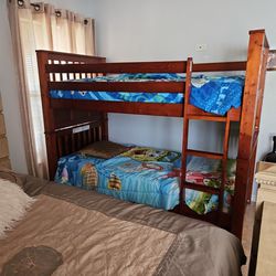 Bunk bed with ladder