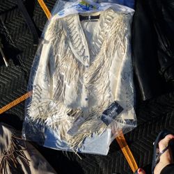 Leather Womens Jacket Large