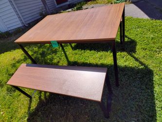 Table with benches