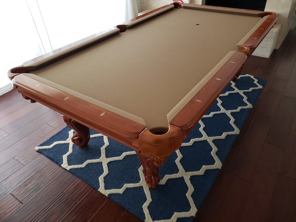 8x4 3 PC slate Pooltable