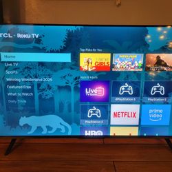 Tcl 43 Inch 4K Roku Tv