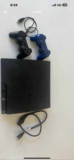 PS3 with controllers