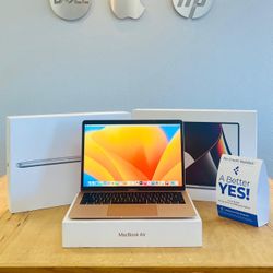 🍎2020 Apple MacBook Air 13” M1 Chip with Original Box⚡️8GB RAM🔥Touch ID Laptop 💻 Rose Gold 